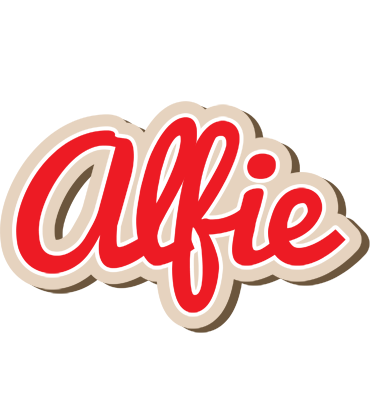 Alfie chocolate logo