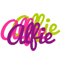 Alfie flowers logo