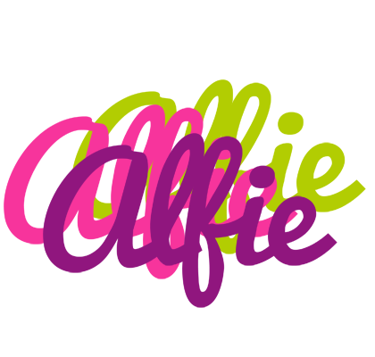 Alfie flowers logo