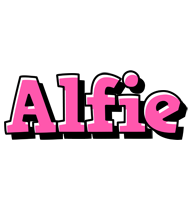 Alfie girlish logo