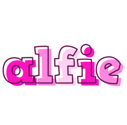 Alfie hello logo