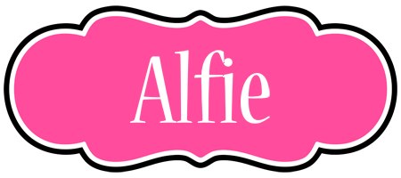 Alfie invitation logo