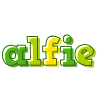 Alfie juice logo