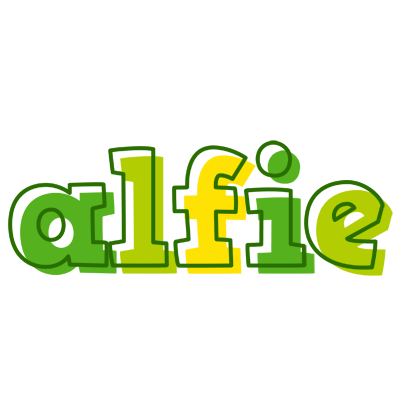 Alfie juice logo