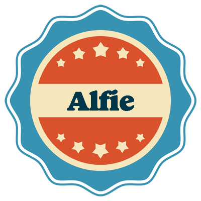 Alfie labels logo