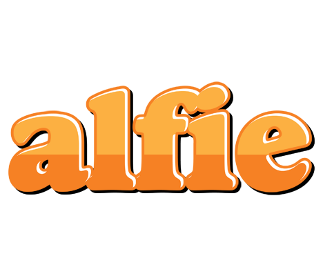 Alfie orange logo