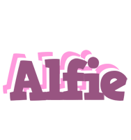 Alfie relaxing logo