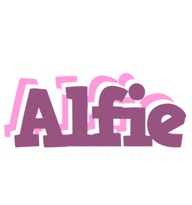 Alfie relaxing logo