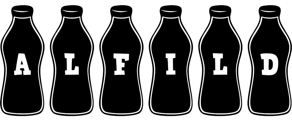 Alfild bottle logo