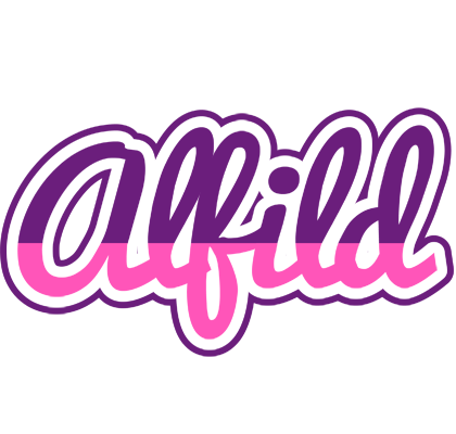 Alfild cheerful logo