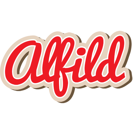 Alfild chocolate logo