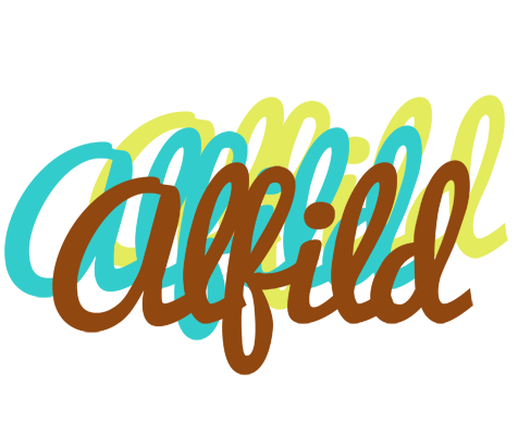 Alfild cupcake logo
