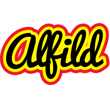 Alfild flaming logo