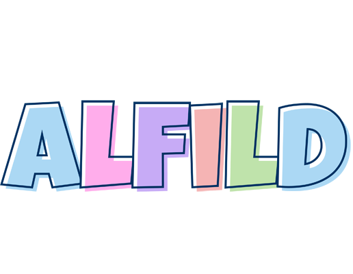 Alfild pastel logo
