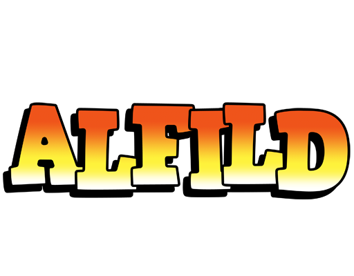 Alfild sunset logo