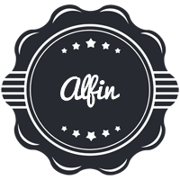 Alfin badge logo