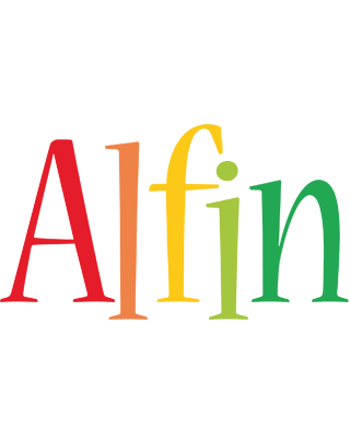 Alfin birthday logo