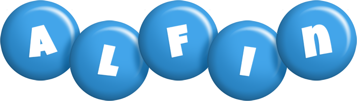 Alfin candy-blue logo