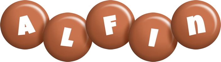 Alfin candy-brown logo