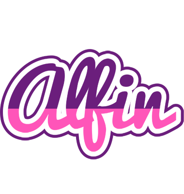Alfin cheerful logo