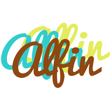 Alfin cupcake logo