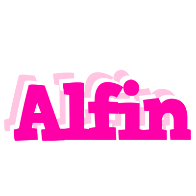 Alfin dancing logo