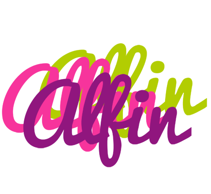 Alfin flowers logo