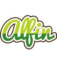 Alfin golfing logo