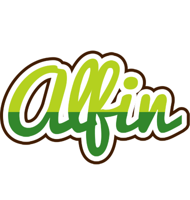 Alfin golfing logo