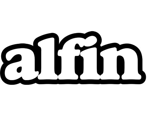 Alfin panda logo