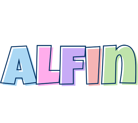 Alfin pastel logo