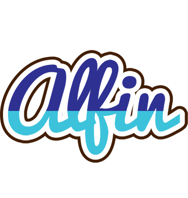 Alfin raining logo