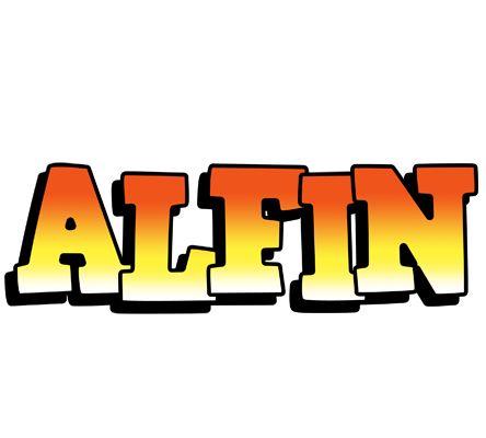 Alfin sunset logo