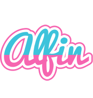 Alfin woman logo