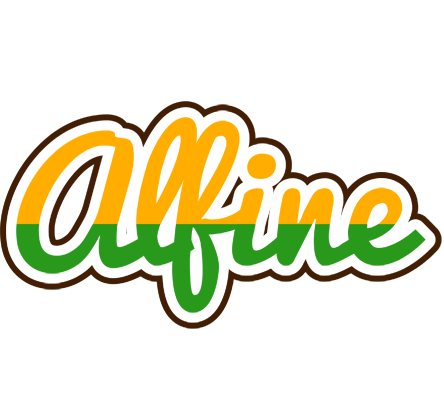 Alfine banana logo