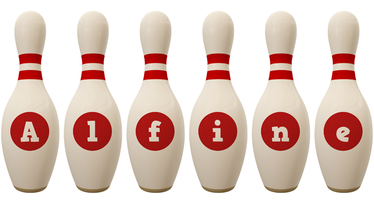Alfine bowling-pin logo