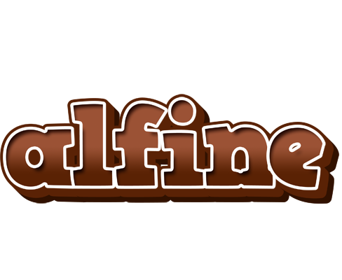 Alfine brownie logo