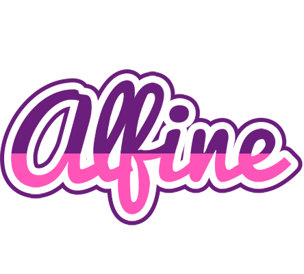 Alfine cheerful logo