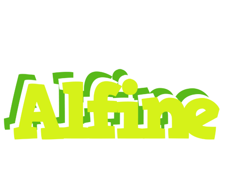 Alfine citrus logo