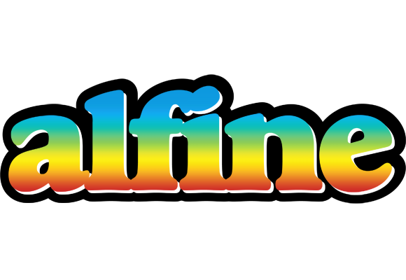 Alfine color logo