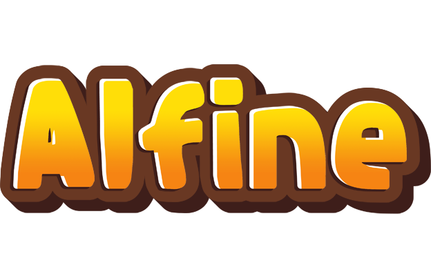 Alfine cookies logo