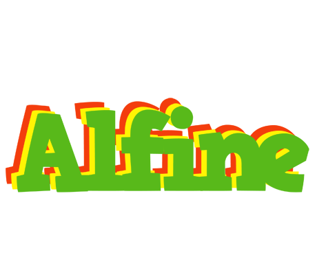 Alfine crocodile logo