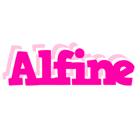 Alfine dancing logo