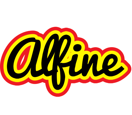 Alfine flaming logo