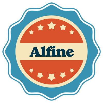 Alfine labels logo