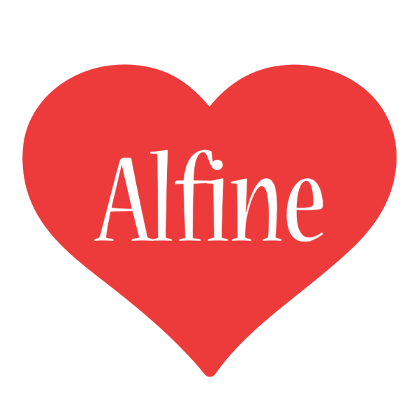 Alfine love logo