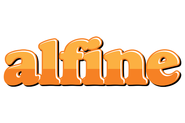 Alfine orange logo