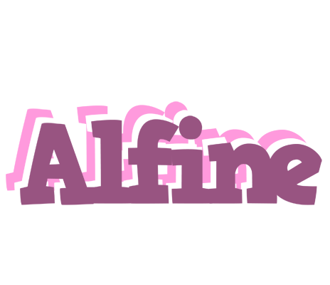 Alfine relaxing logo