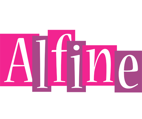 Alfine whine logo