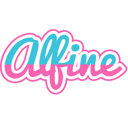 Alfine woman logo